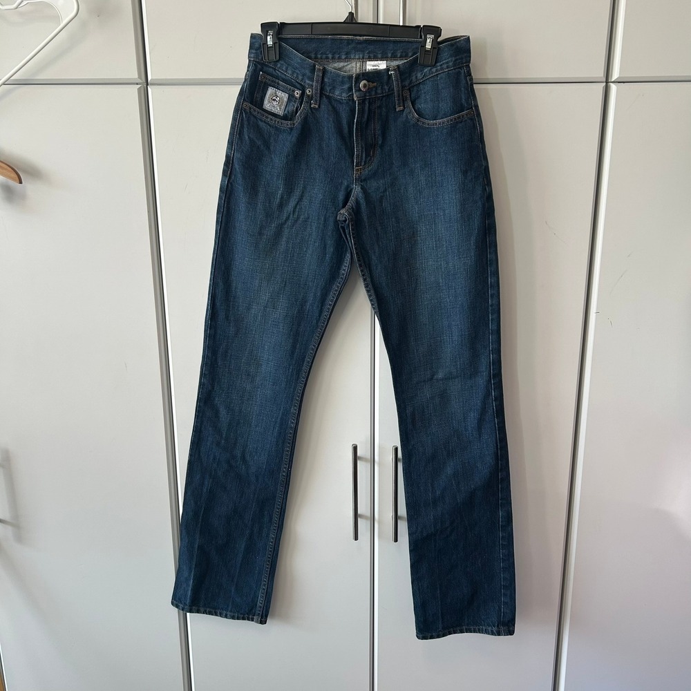 Cinch Men Dark Wash Straight Leg Western Denim Jeans MB98034002 29x36